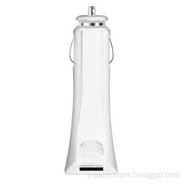Dual-USB Car Charger for Mobile Phone and Tablet Devices, with 3.1A Output